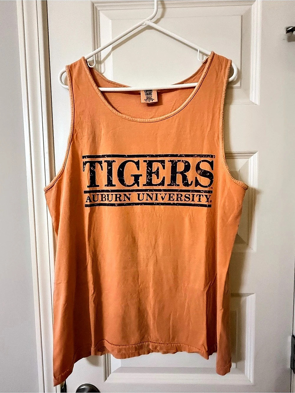 Comfort Colors Auburn University Tigers tank top Tigers Graphic Tank Top Large